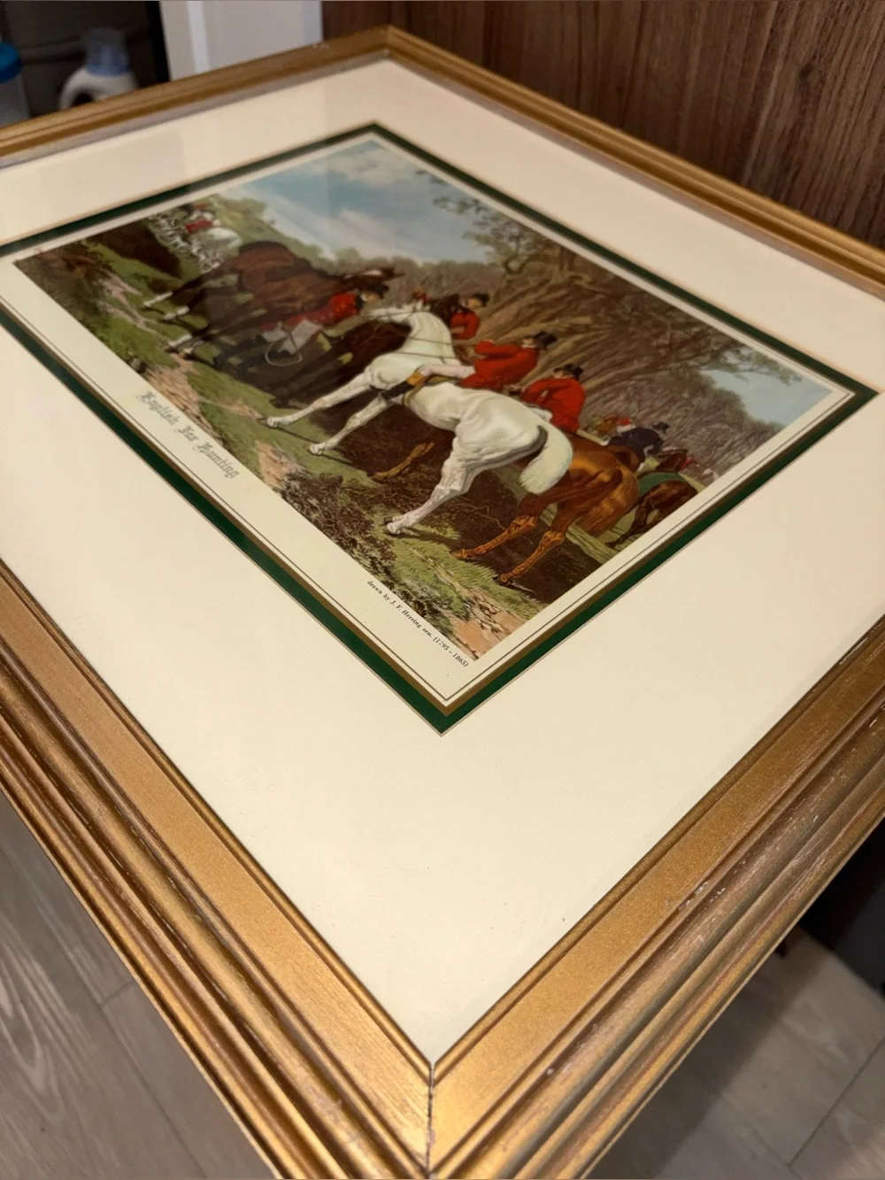 Framed Equestrian Print 🐴✨